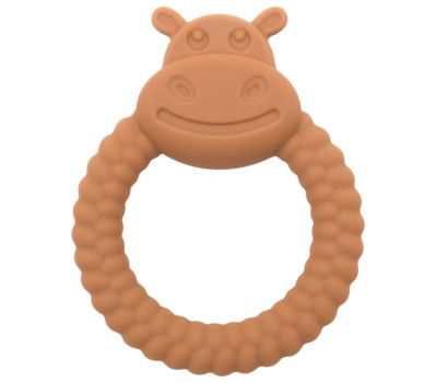 Μασιτικό σιλικόνης hippo πορτοκαλι